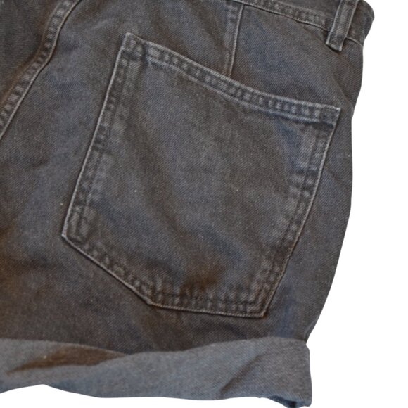 Free People Women's "Ziggy" Shortall Overalls in Mineral Black - Picture 8 of 8